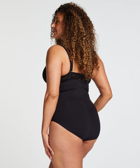 Seamless Enhancing High Waisted Knickers, Black