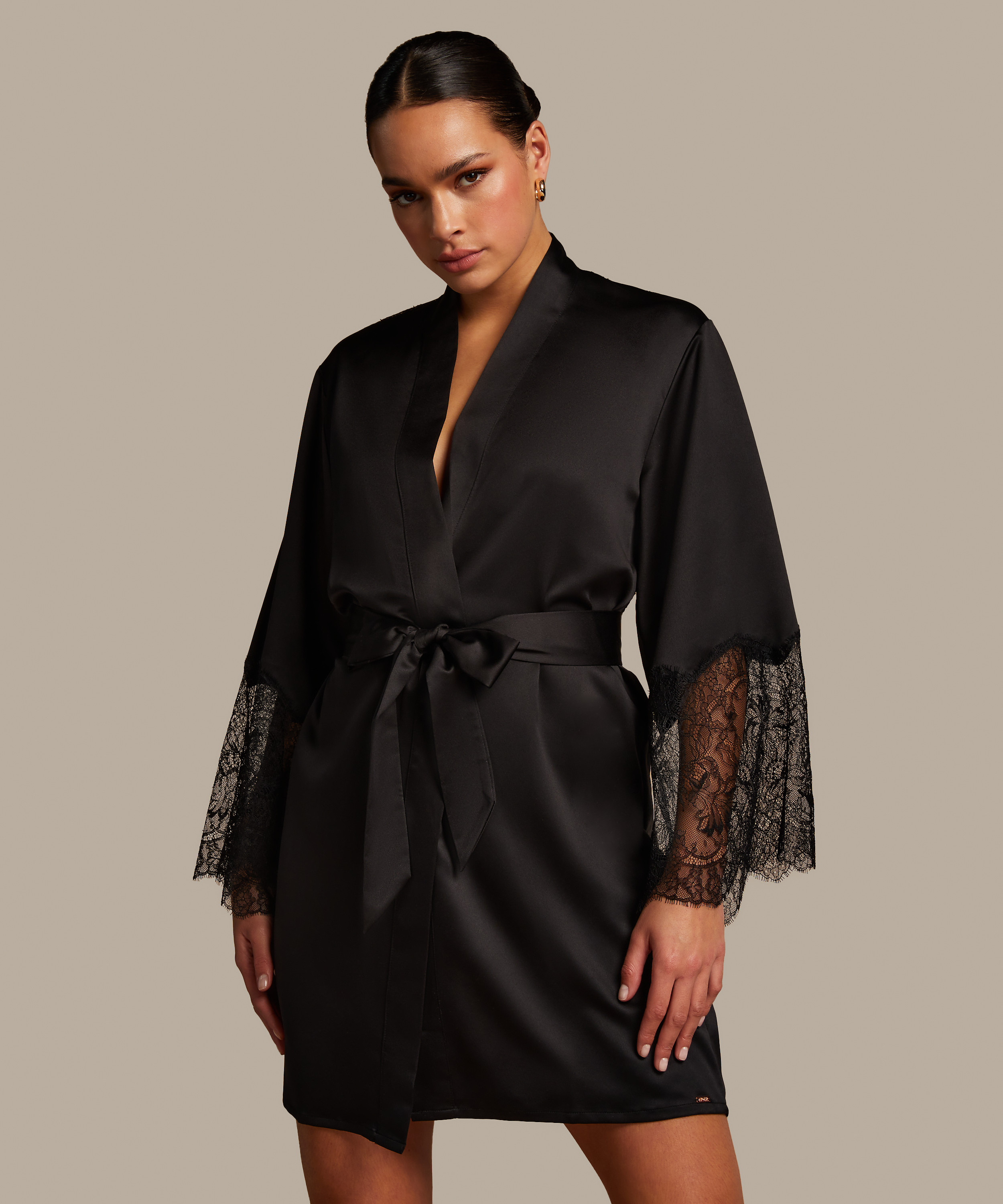 Camille Kimono, Black, main