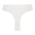 V-shaped Brazilian knickers mesh, White