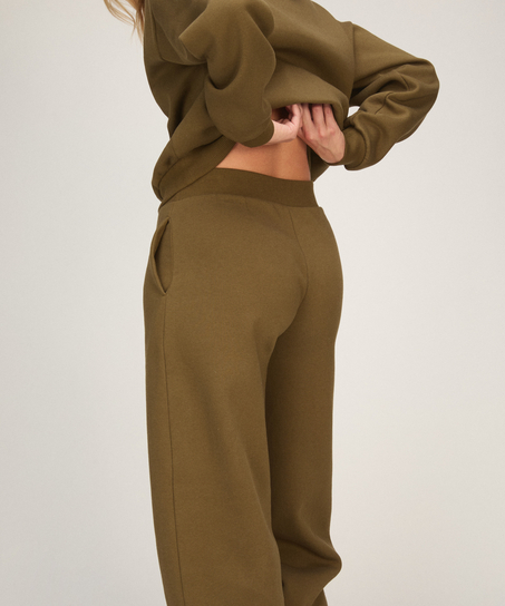 Jogger brushed sweat, Green