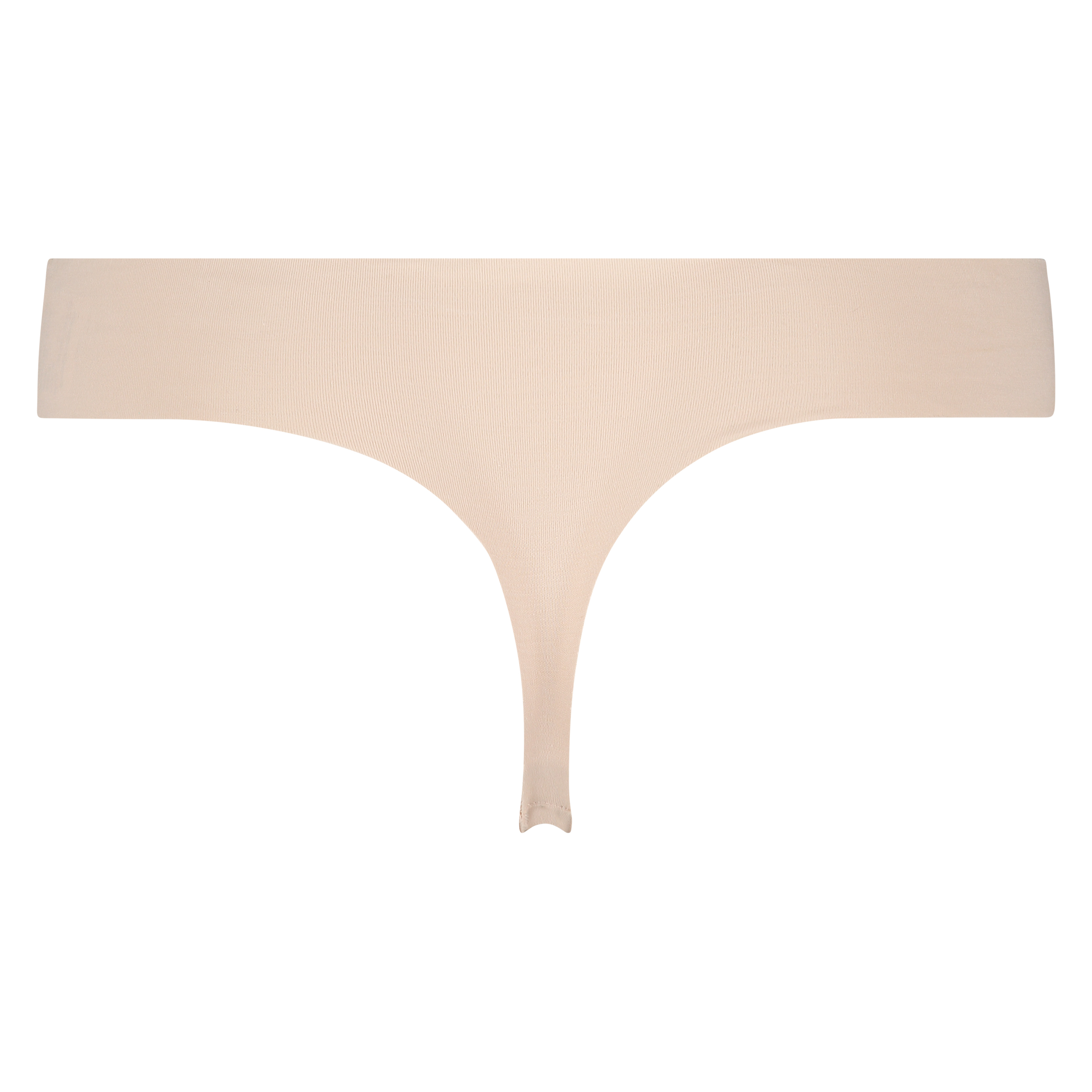 Invisible cotton thong, Beige, main