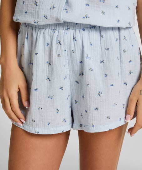 Muslin Short, Blue