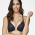 Padded underwired push-up bra Acantha, Black