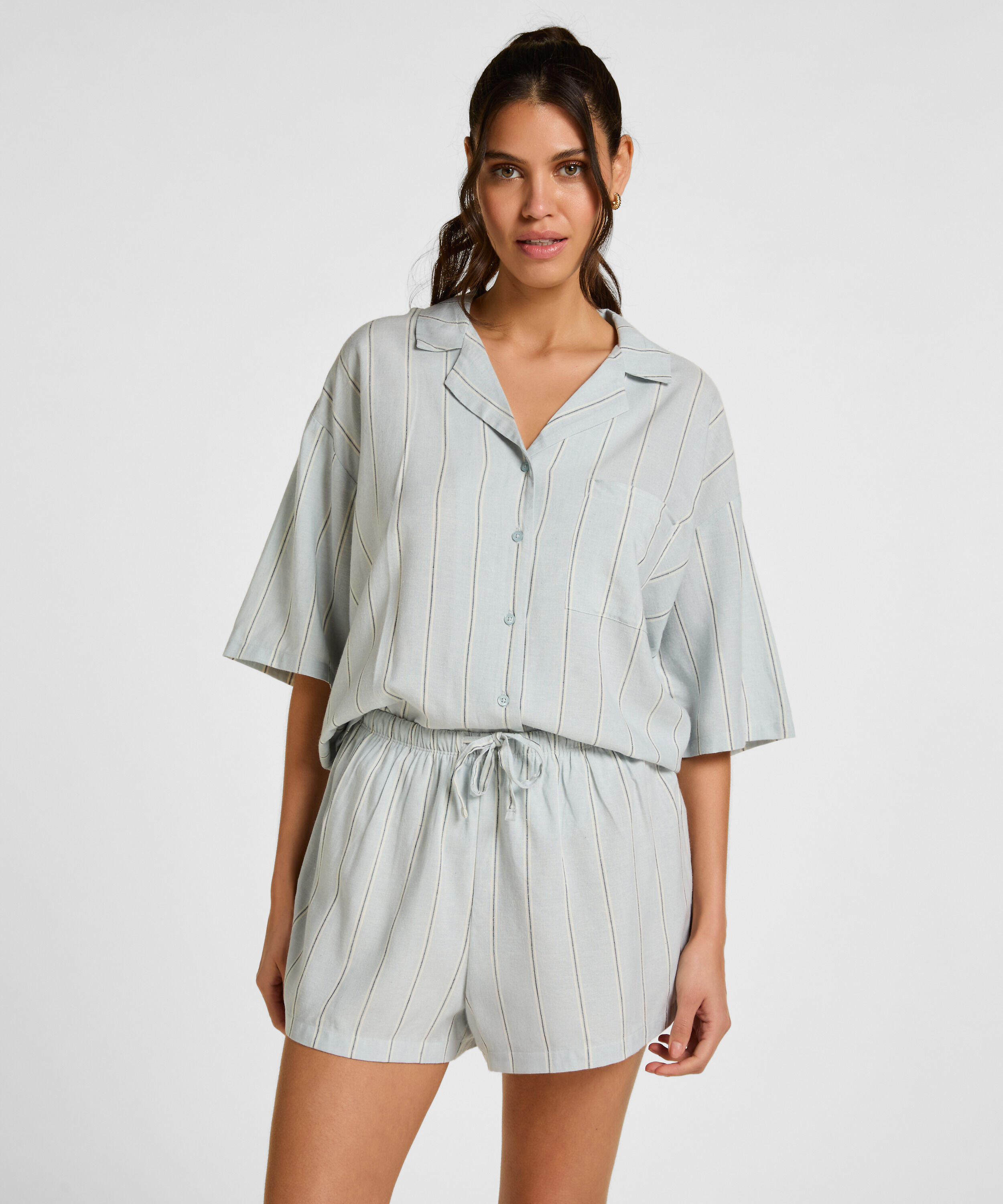 Jacket Linen, Blue