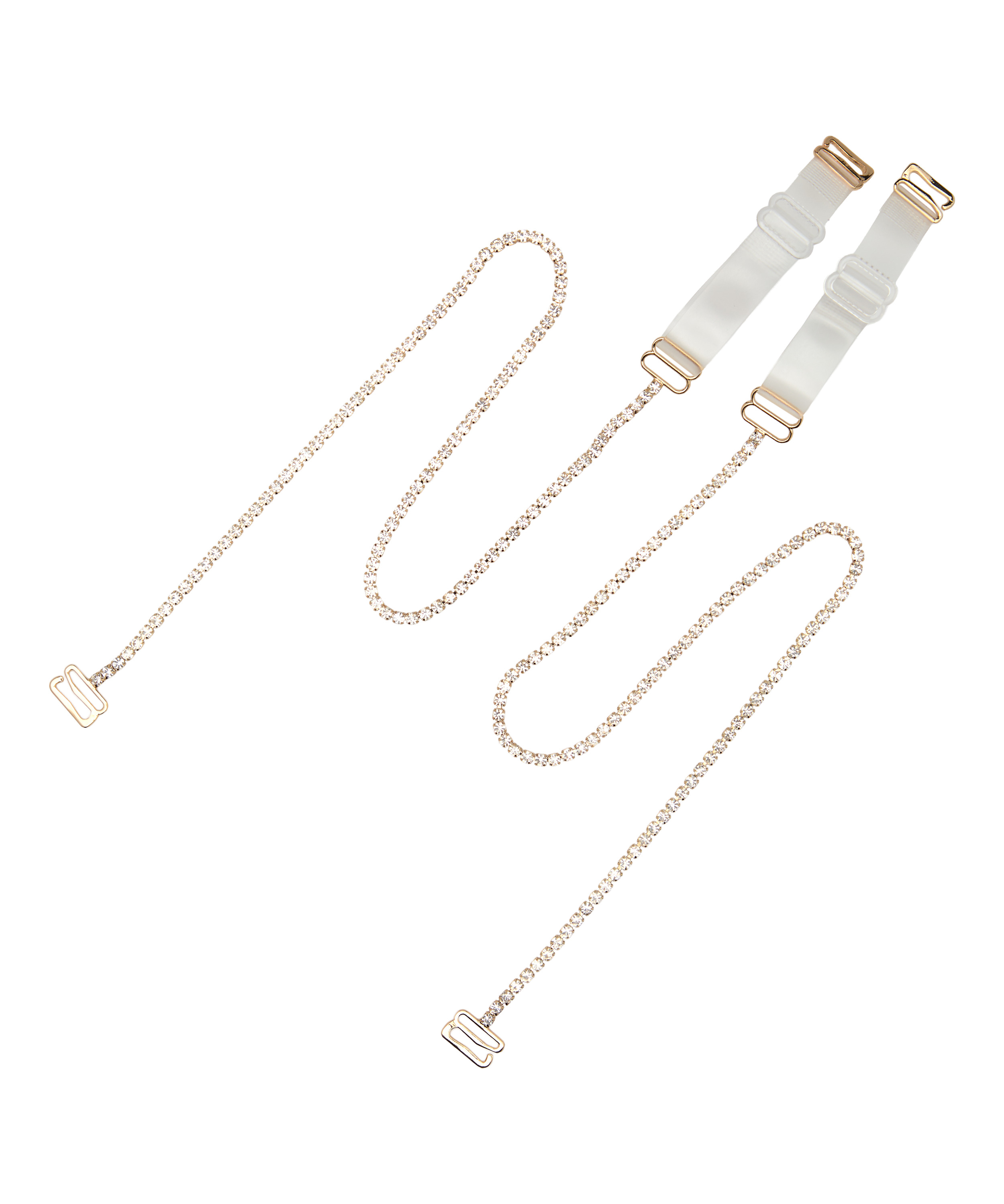 Diamond Bra Straps, Yellow, main
