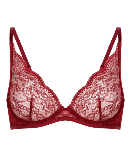 Isabelle Non-Padded Underwired Bra, Red