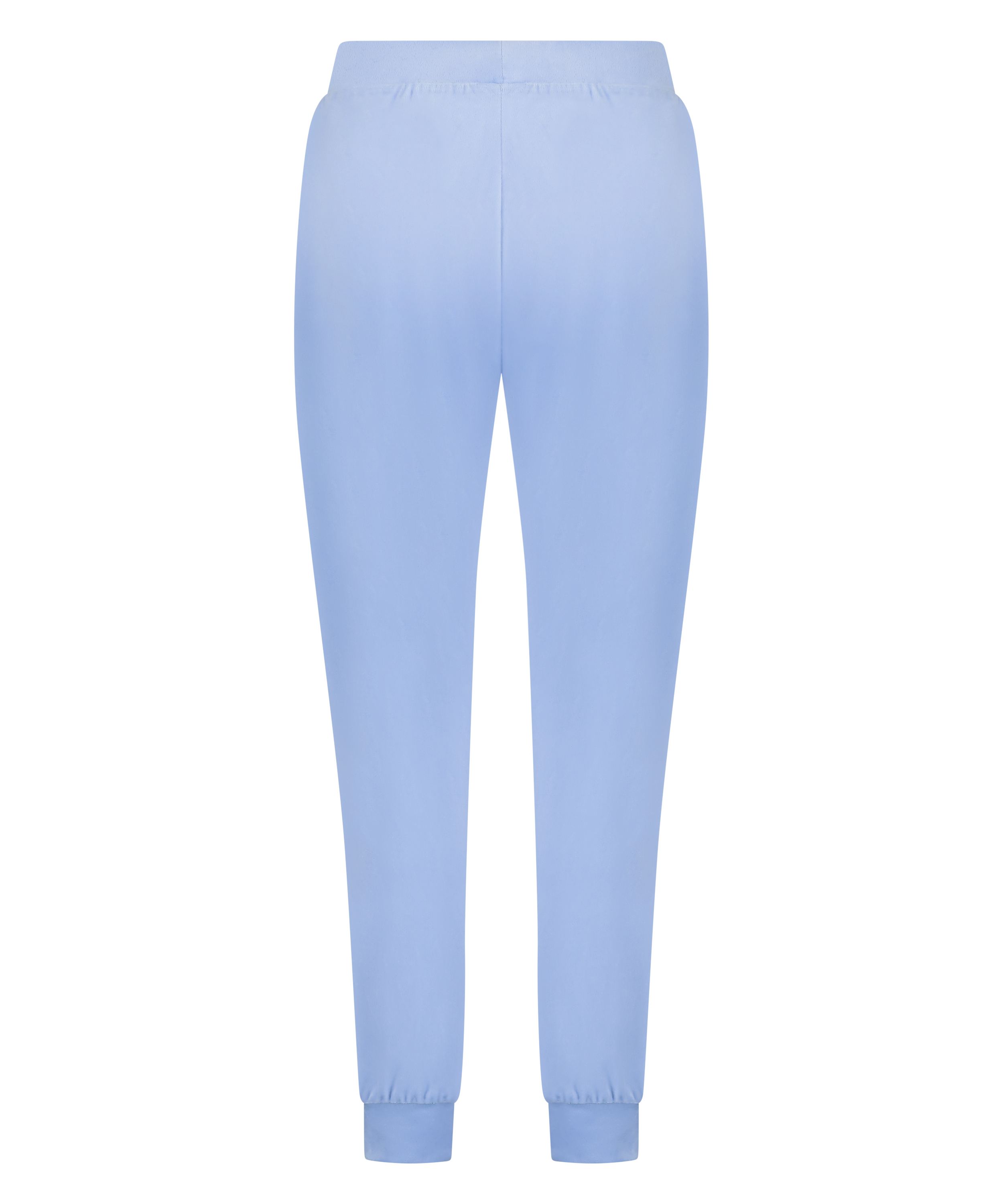 Velours Jogging Pants, Blue, main