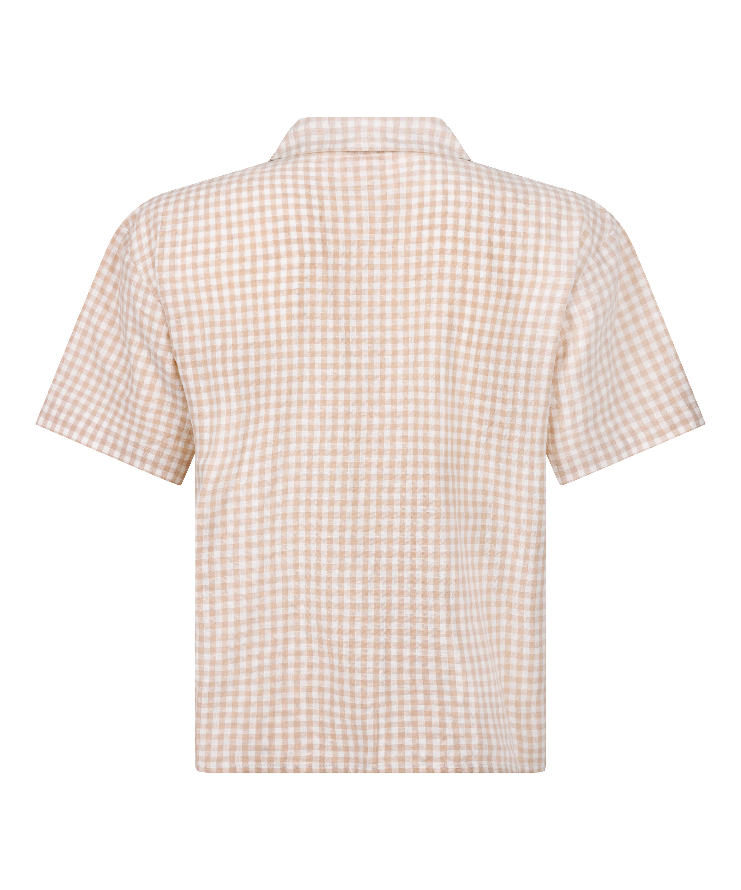 Jacket Linen Check, White, main