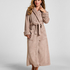 Soft Fleece Bathrobe, Beige