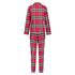 Twill pyjama set, Red