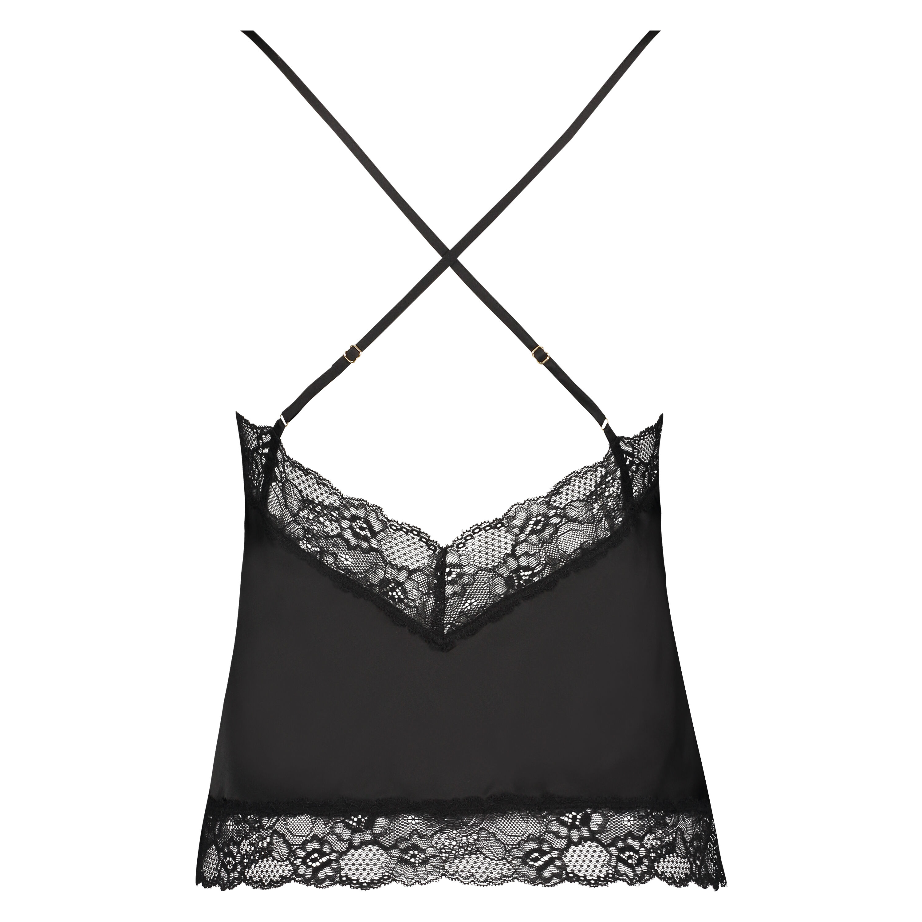 Satin Lace cami top - Pajama Tops - Hunkemöller