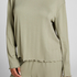 Pyjama Top Loose Pointelle, Green