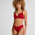 Mona padded non-underwired bra, Red