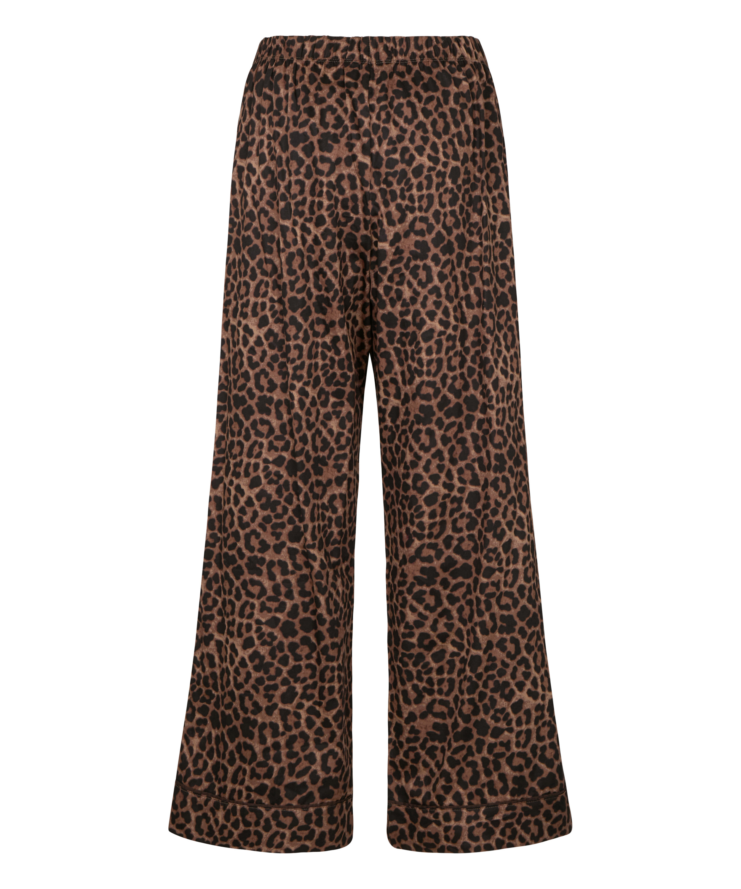Satin Pants, Black, main
