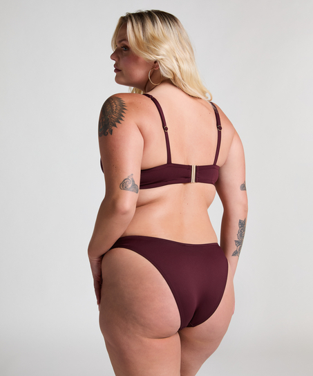 Neoprene Bikini Top, Purple