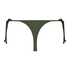 Luxe string bikini shorts, Green