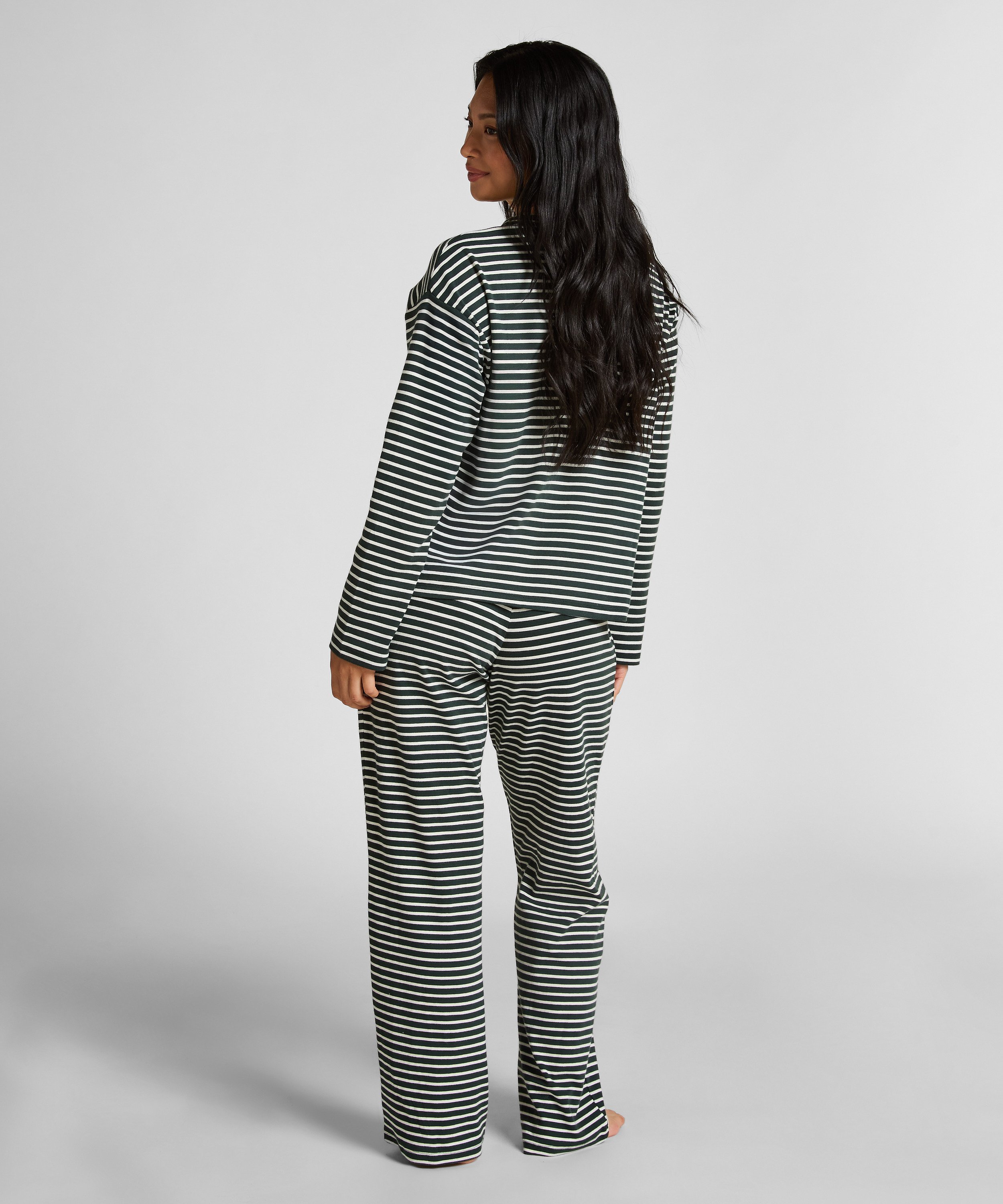 Pyjamaset Cotton Jersey, Green, main