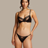 Aiko Non-Padded Underwired Bra, Black