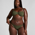 Cairo Non-padded Underwired Bikini Top, Green