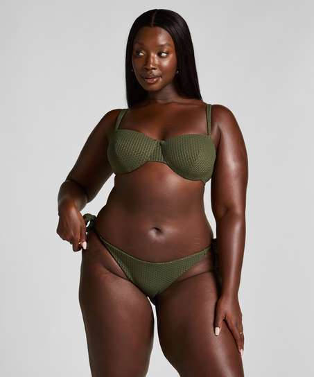 Cairo Non-padded Underwired Bikini Top, Green