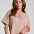 Essential Jersey Short-Sleeved Jacket, Beige