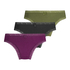3-Pack Classics Slip, Purple
