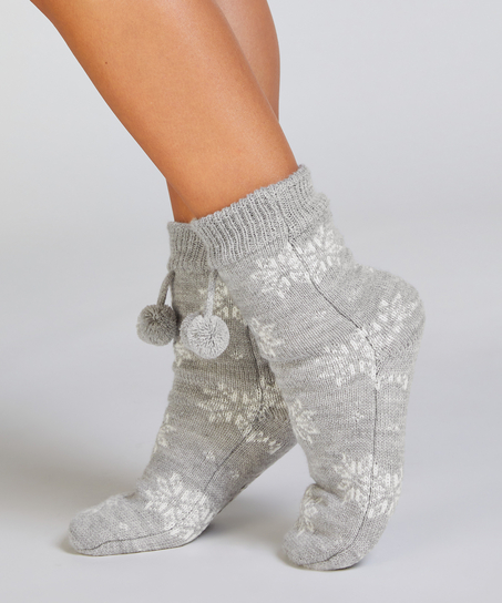 Boot Socks, Gray