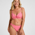 Luxe Non-Padded Underwired Bikini Top, Pink
