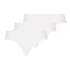 3-pack invisible Brazilian, White