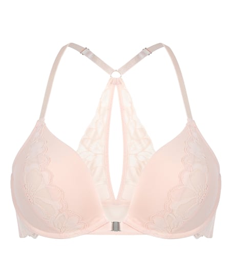Ali Padded Underwired Push-Up Bra, Pink
