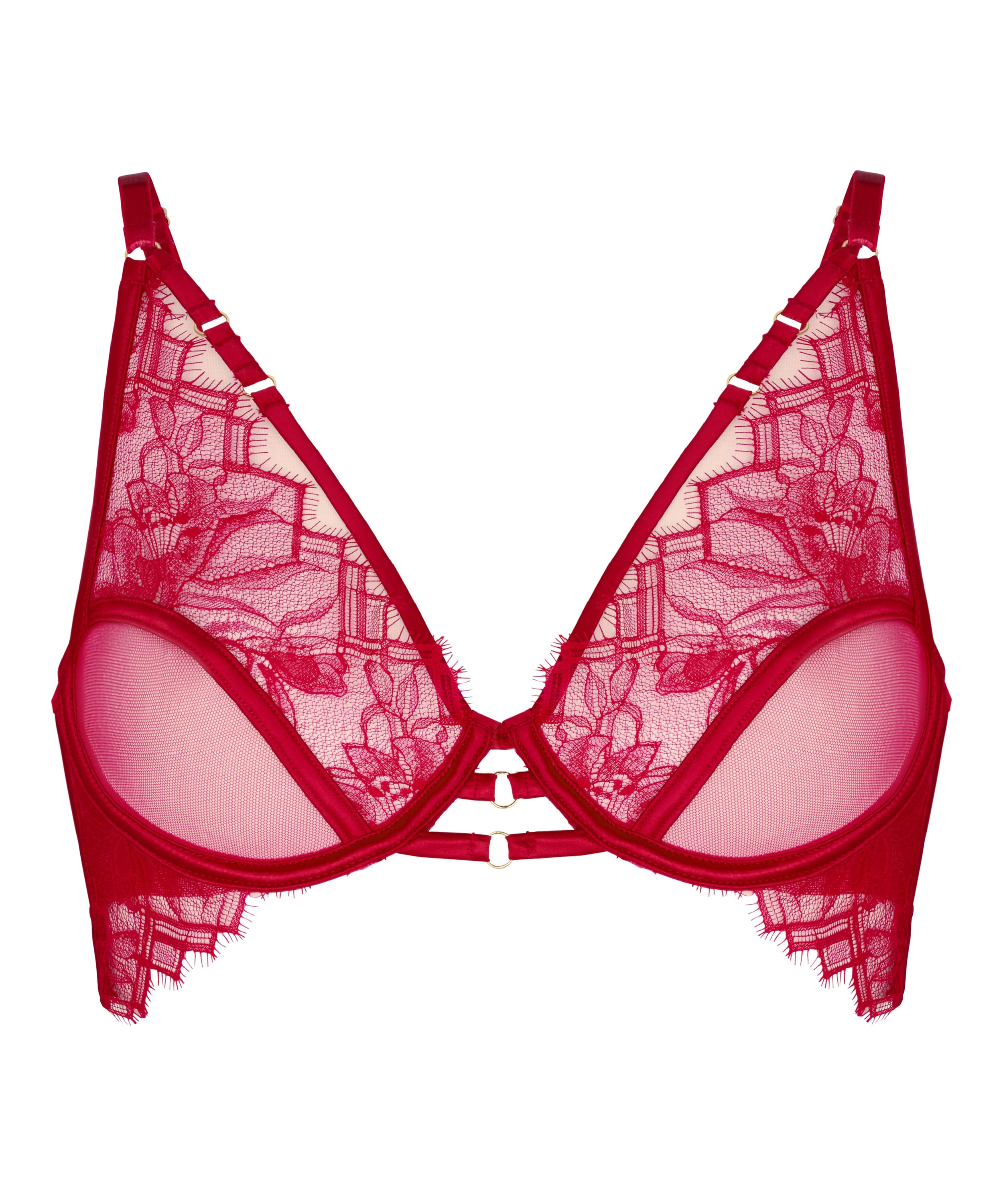 Non-Padded Underwired Bra Bea, Pink, main