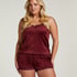 Pyjama Cami Velours Lace, Purple
