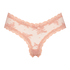 V-shaped Brazilian knickers mesh, Pink
