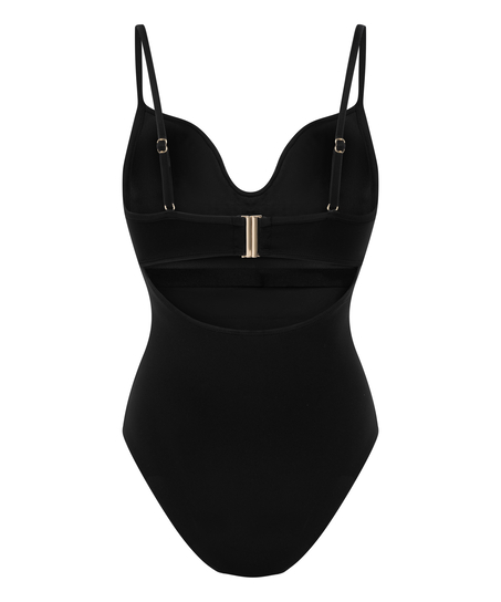 Neoprene Swimsuit, Black
