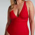 Luxe Shaping Swimsuit, Red