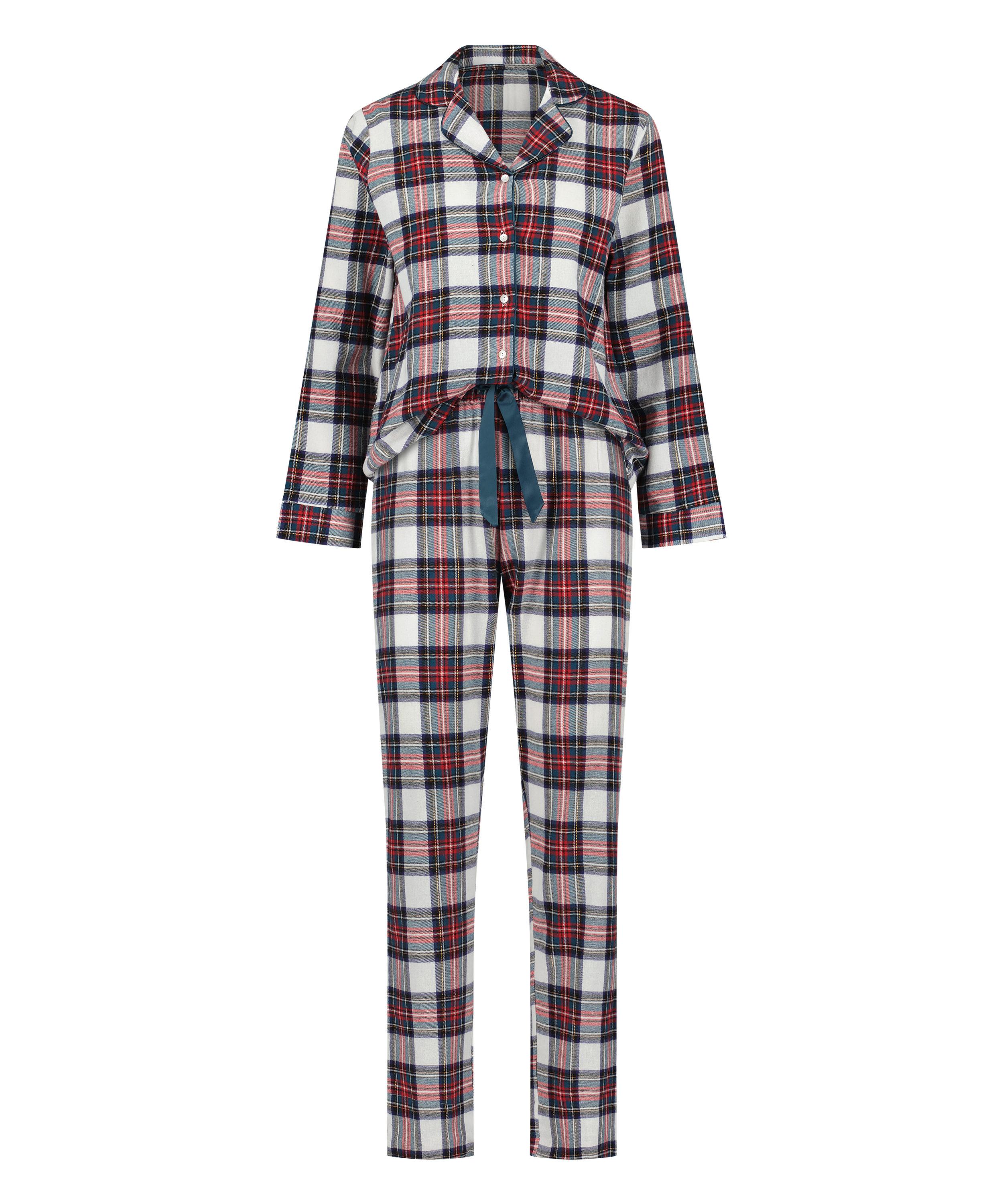 Twill pyjama set, White, main