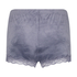 Velvet lace shorts, Gray