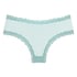 V-shaped Brazilian knickers mesh, Blue