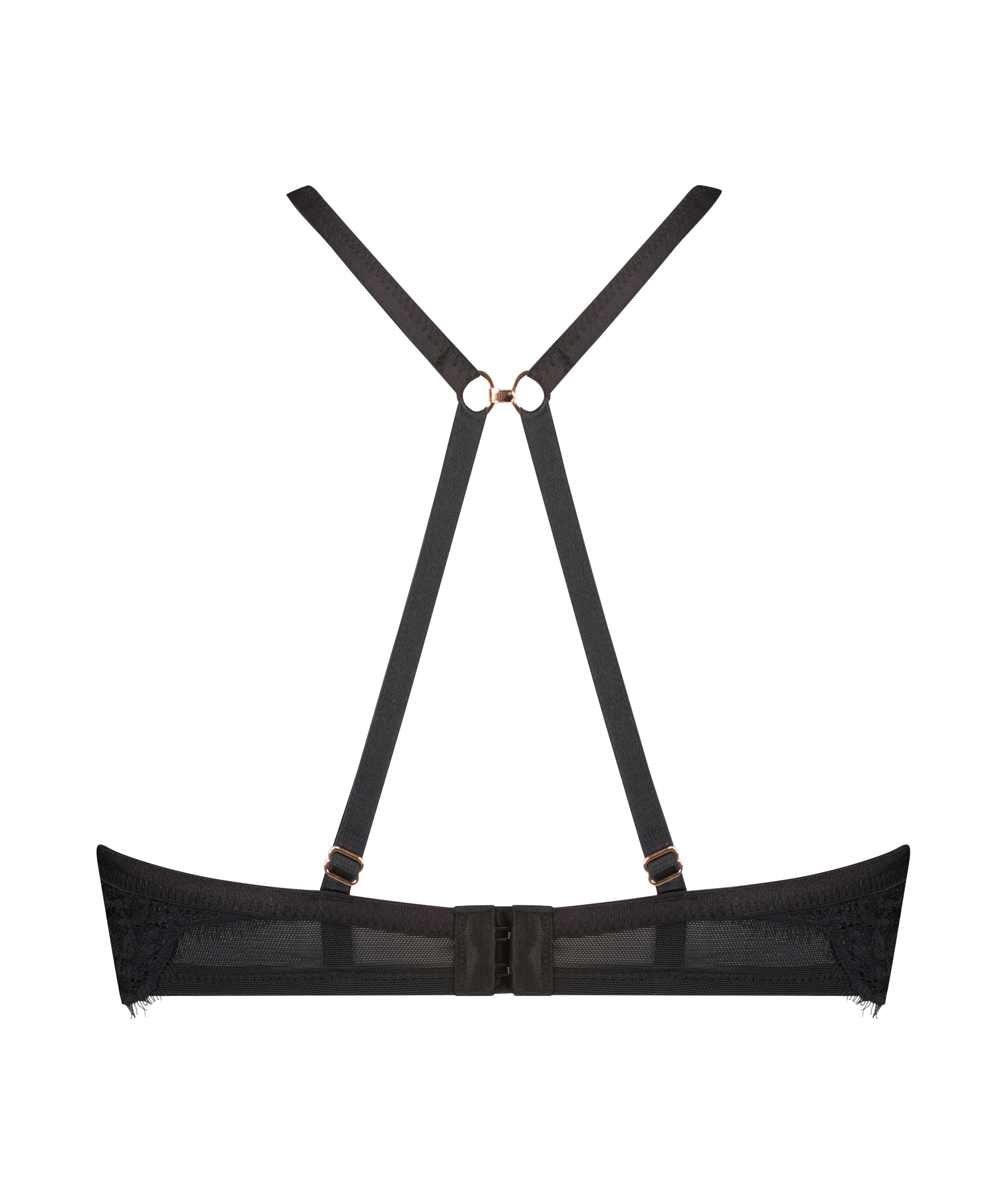 Elissa Non-Padded Underwired Bra Lucy Hale, Black, main