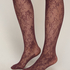 Tight Allover Lace Fishnet, Purple