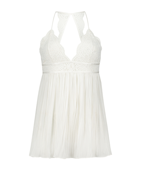 Chiffon babydoll, White