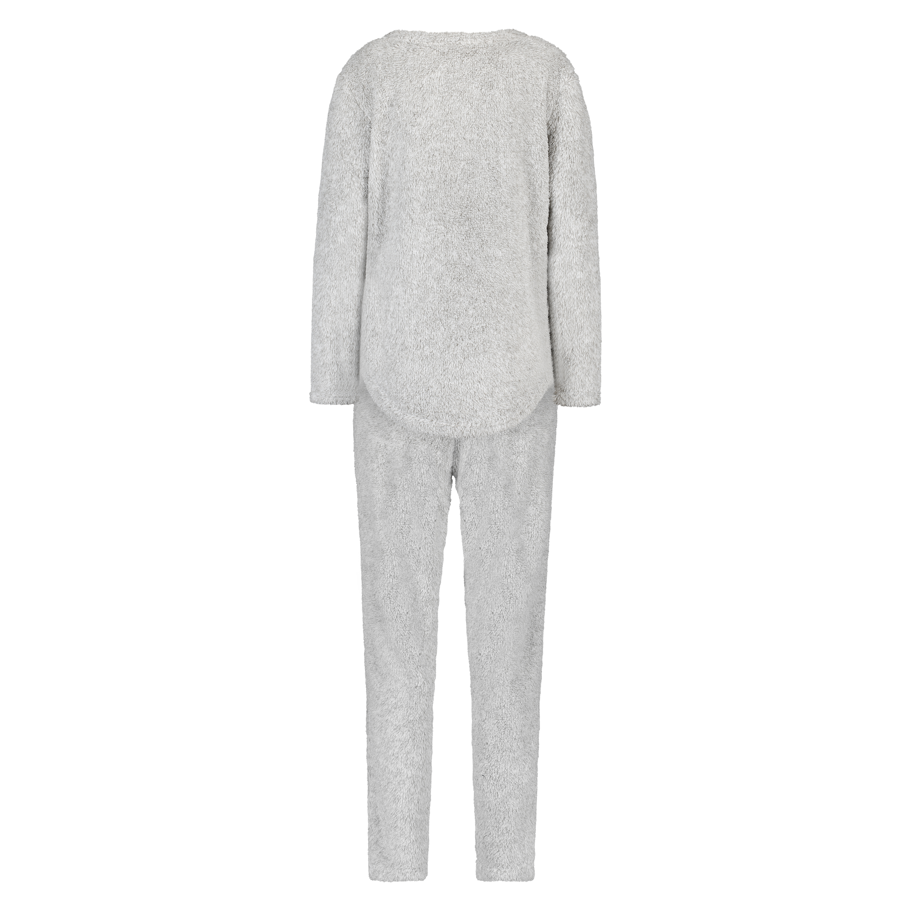 PJ Fleece Fairisle, Gray, main