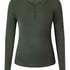 Longsleeved Pyjama Top Henley, Green