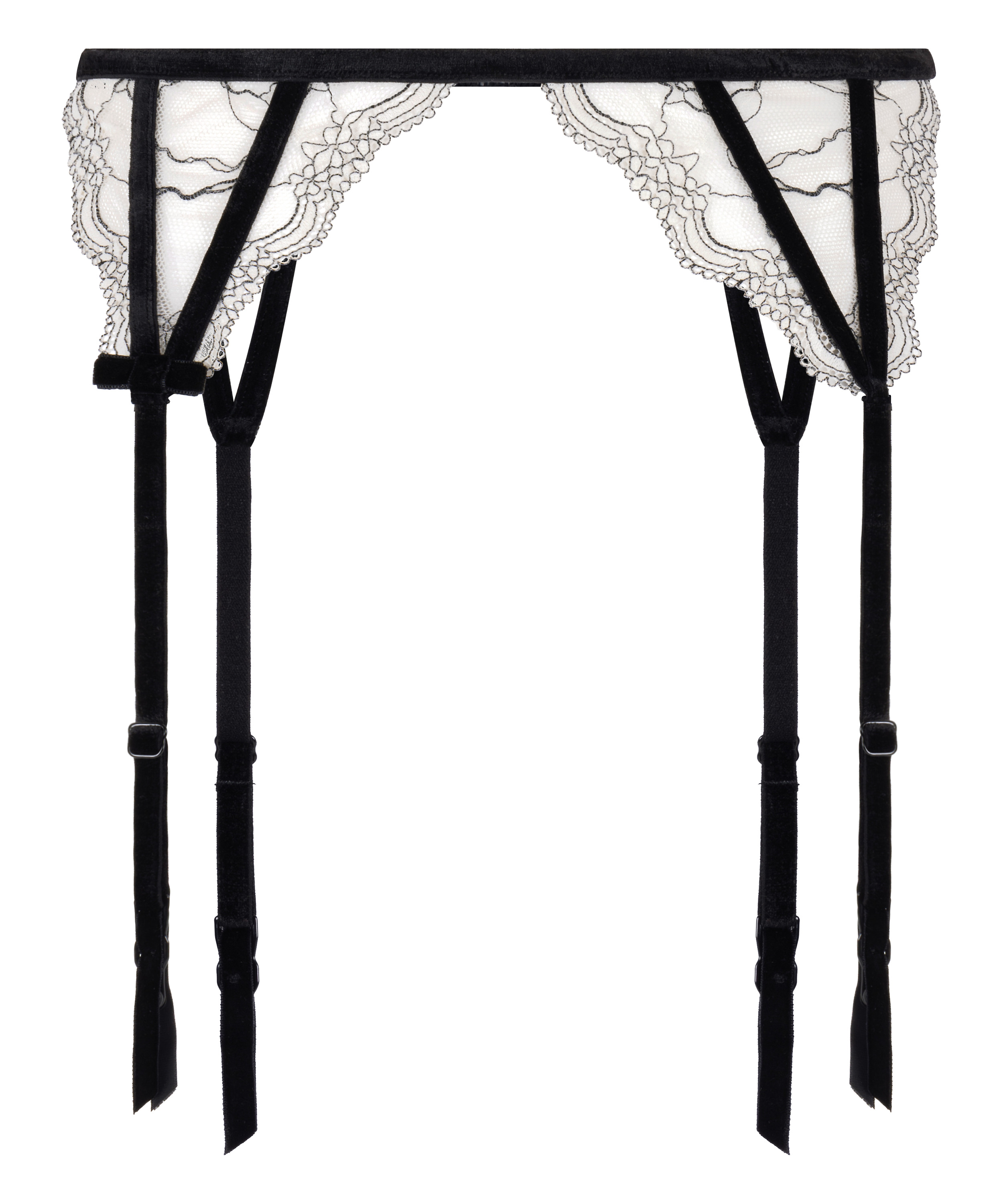 Agnes Suspender, White, main