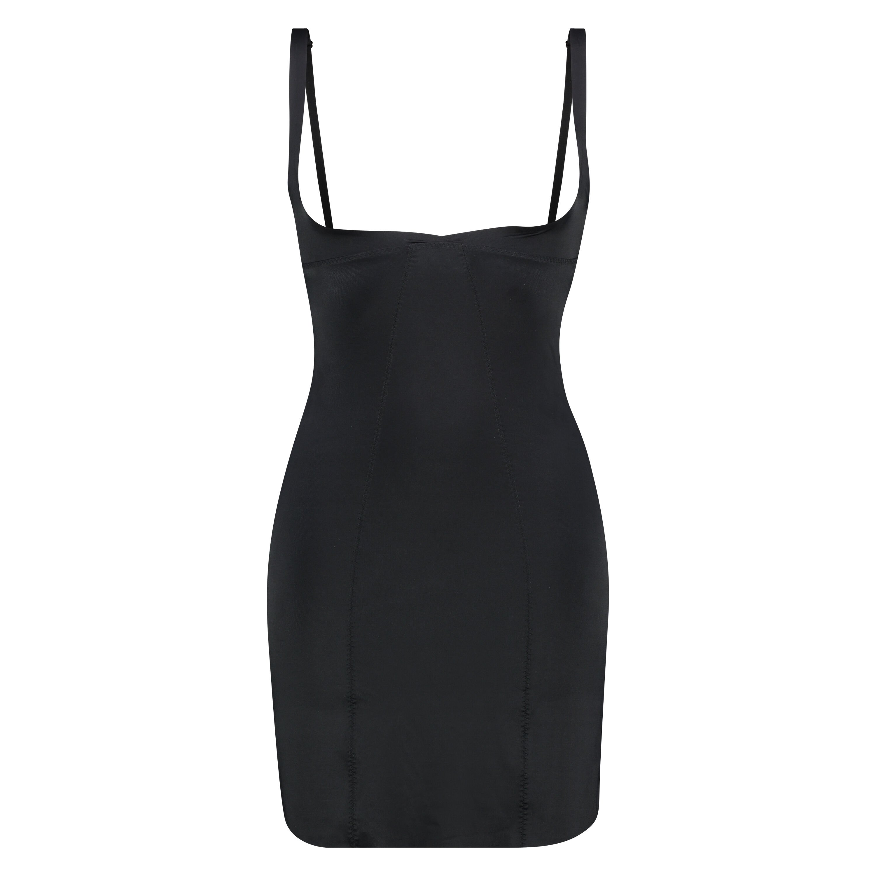 Sculpting scuba dress, Black