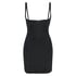 Sculpting scuba dress, Black