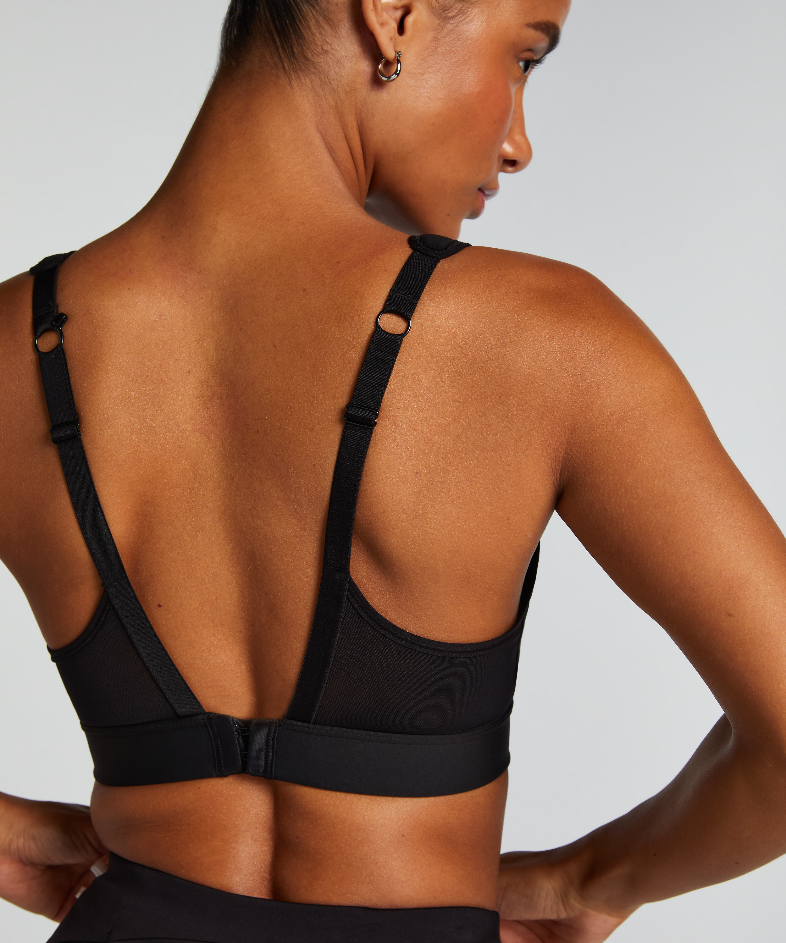 HKMX Sports bra The All Star Level 2, Black, main