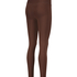 HKMX Crossed High Waisted Leggings, Brown