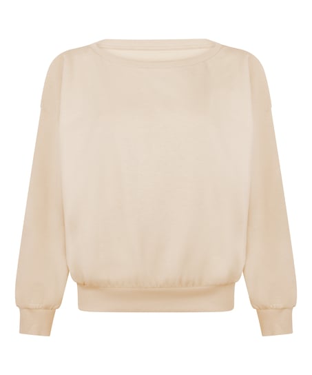 Boatneck Sweater Audrey, Beige
