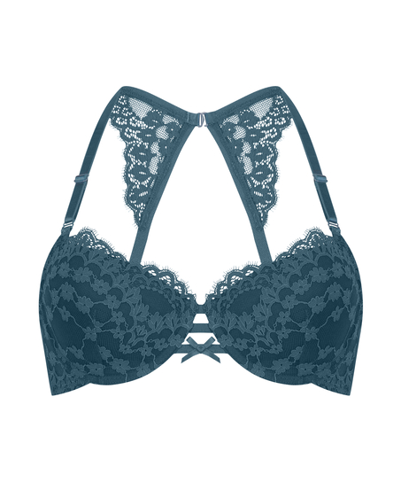 Astrid Padded Underwired Bra, Blue